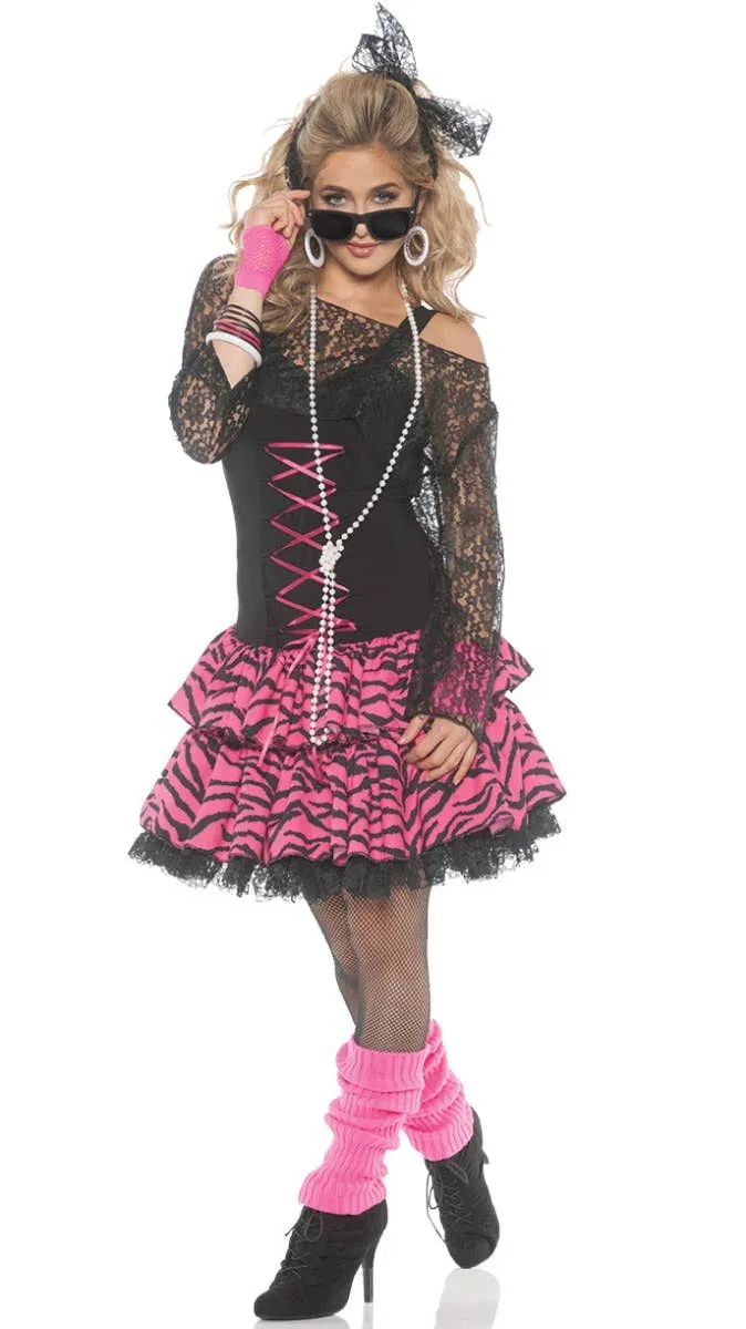 Flashback Pop Goddess 80s Womens Costume
