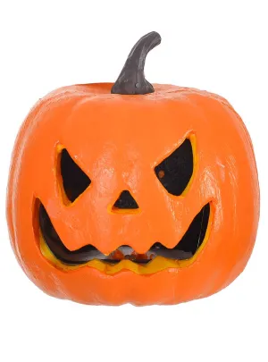 Flashing Light Up Evil Pumpkin Halloween Decoration