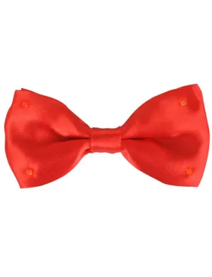 Flashing Red Satin Novelty Bow Tie