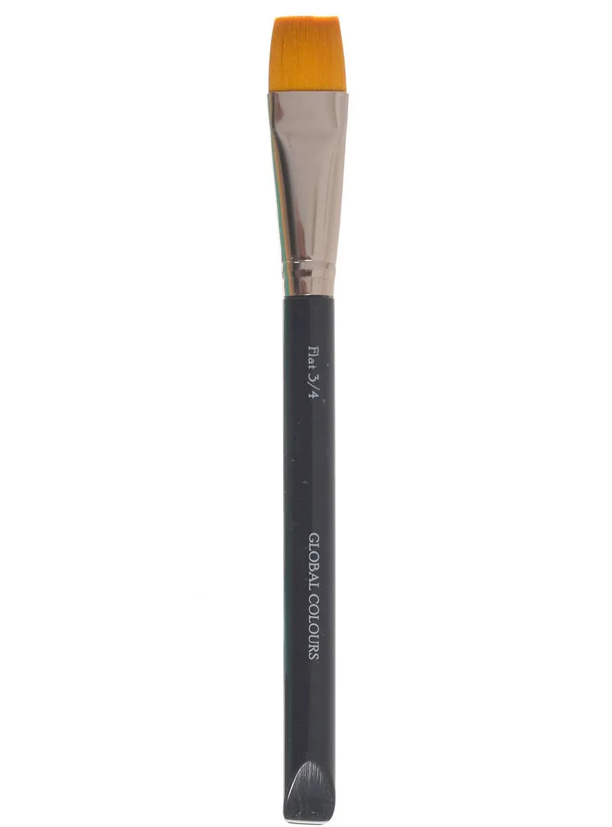 Flat Square 3/4 Inch Special Effects Makeup Brush