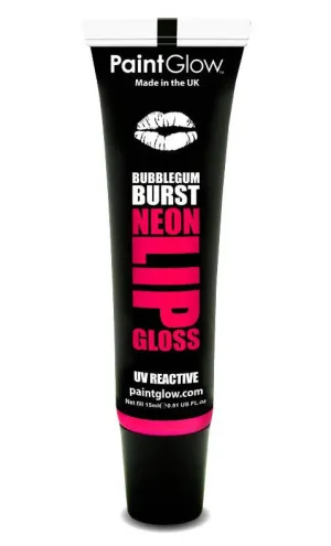 Flavoured Pink UV Lip Gloss - Bubblegum Burst