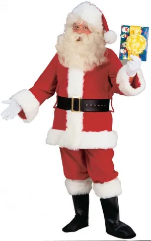Fleecy Christmas Mens Santa Claus Suit