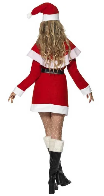 Fleecy Miss Santa Womens Christmas Costume