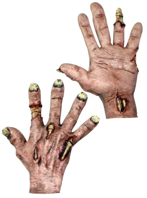 Flesh Eaten Zombie Latex Hands