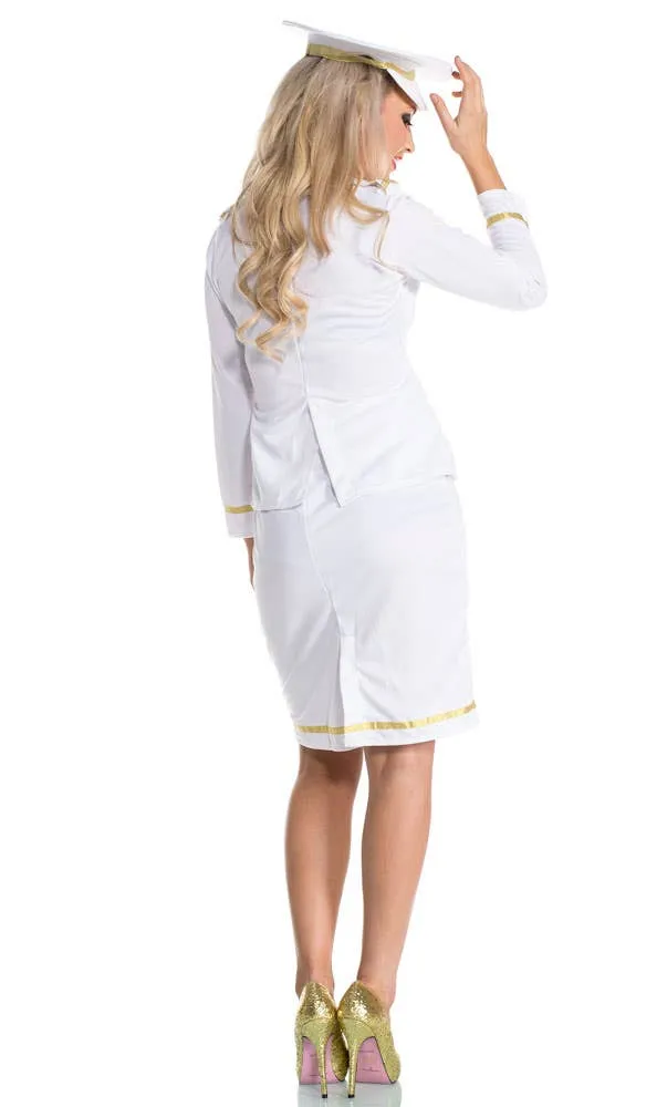 Flight Captain Womens Basic Costume