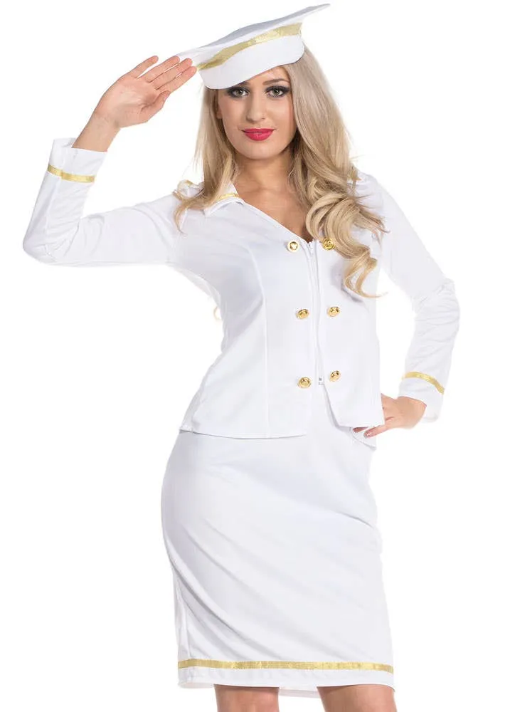 Flight Captain Womens Basic Costume