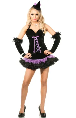 Flirty Tutu Witch Sexy Womens Halloween Costume