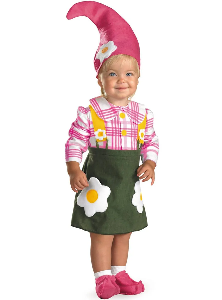 Flower Garden Gnome Infant Girls Costume