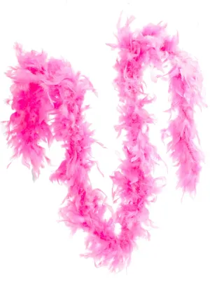 Fluffy 183cm Hot Pink Feather Boa Costume Accessory