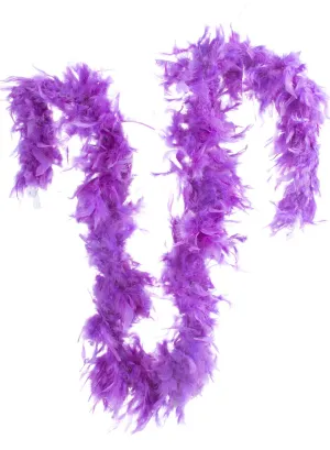 Fluffy 183cm Purple Feather Boa Costume Accessory