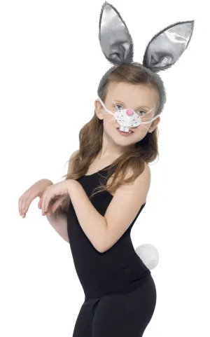 Fluffy Bunny Kids Costume Accessory Set