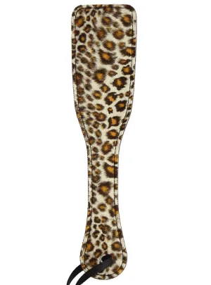 Fluffy Leopard Print Costume Paddle