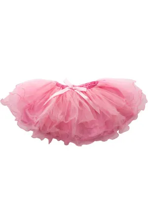 Fluffy Light Pink Layered Girls Costume Tutu