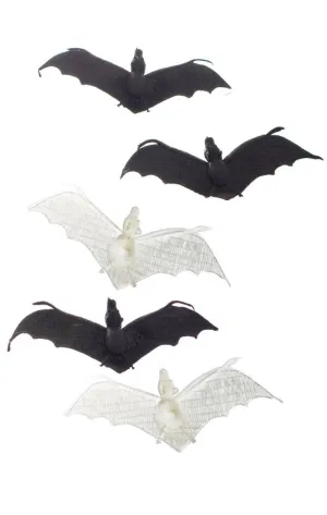 Flying Mini Halloween Bat Decorations 5 Pack