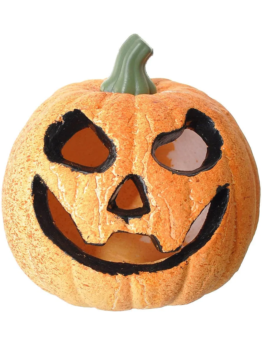 Foam 18cm Orange Jack O Lantern Halloween Decoration