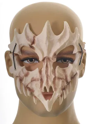 Foam Dragon Skull Half Mask Halloween Accessory