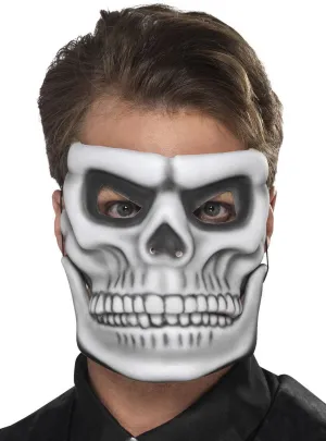 Foam Skeleton Day of the Dead Costume Mask