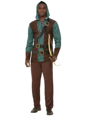 Forest Archer Mens Deluxe Robin Hood Costume