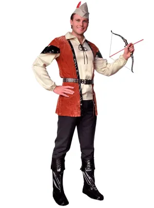 Forest Huntsman Deluxe Mens Robin Hood Costume