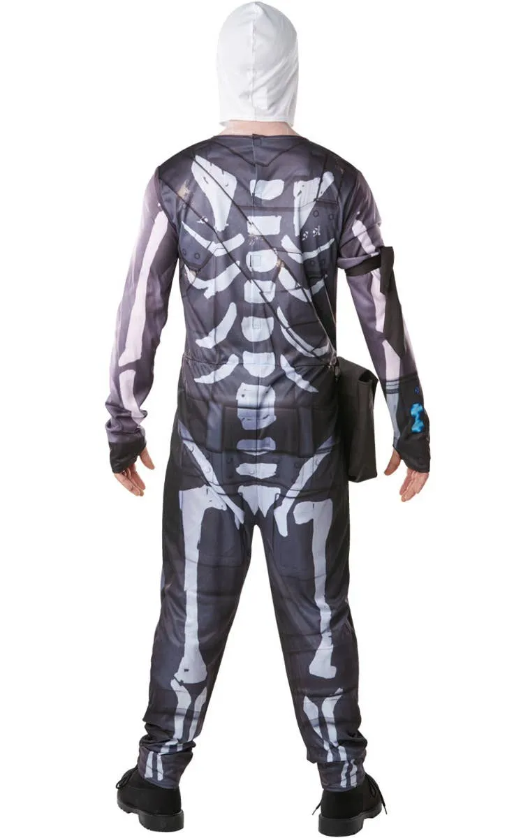 Fortnite Skull Trooper Mens Video Game Fancy Dress Costume