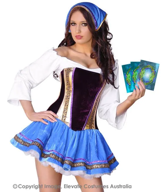 Fortune Teller Womens Deluxe Sexy Gypsy Costume