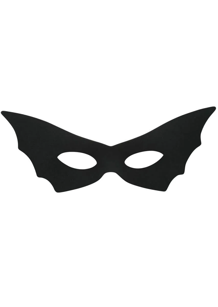 Foxy Womens Black Bat Masquerade Mask