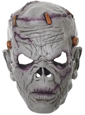 Frankenstein Grey Deluxe Rubber Full Head Halloween Mask