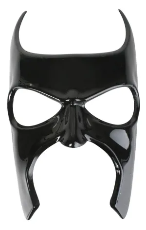 Fratello Glossy Black Adults Batman Masquerade Mask