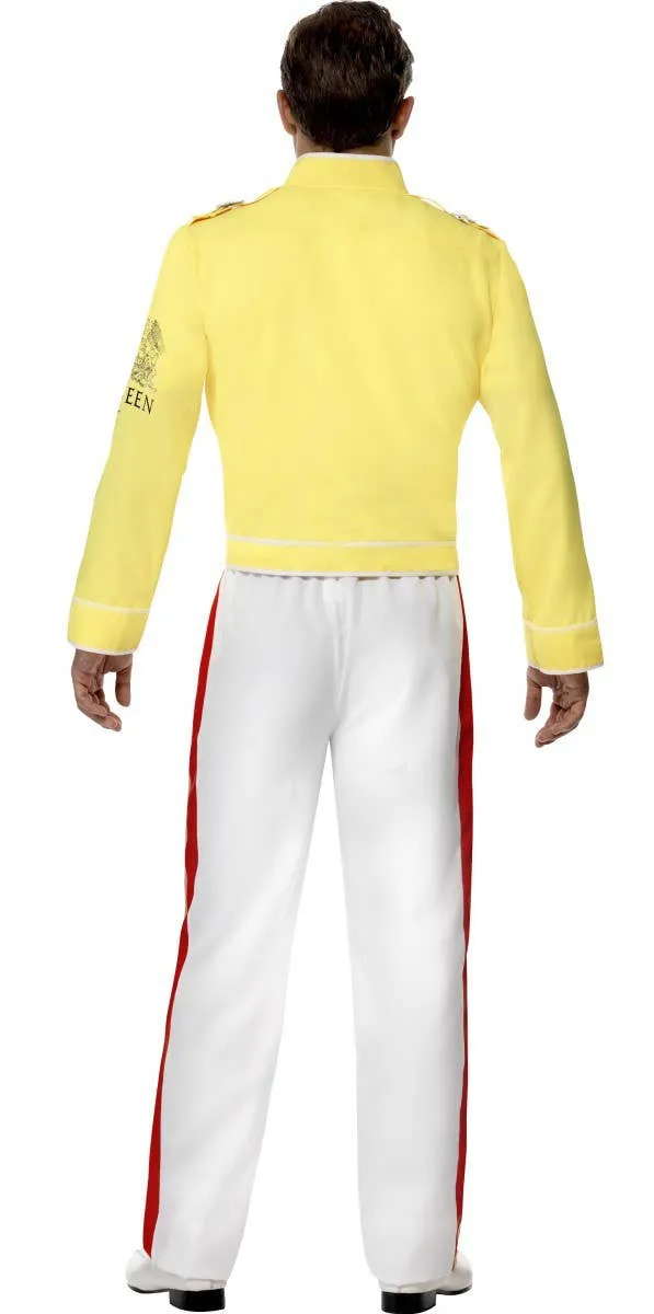 Freddie Mercury Officially Licensed Queen Mens Fancy Dress Costume