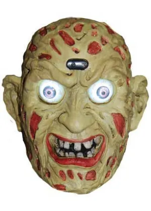 Freddy Krueger Head Light and Sound Halloween Prop