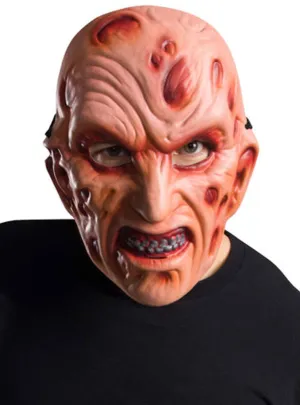 Freddy Krueger Mens Vacuform Halloween Costume Mask