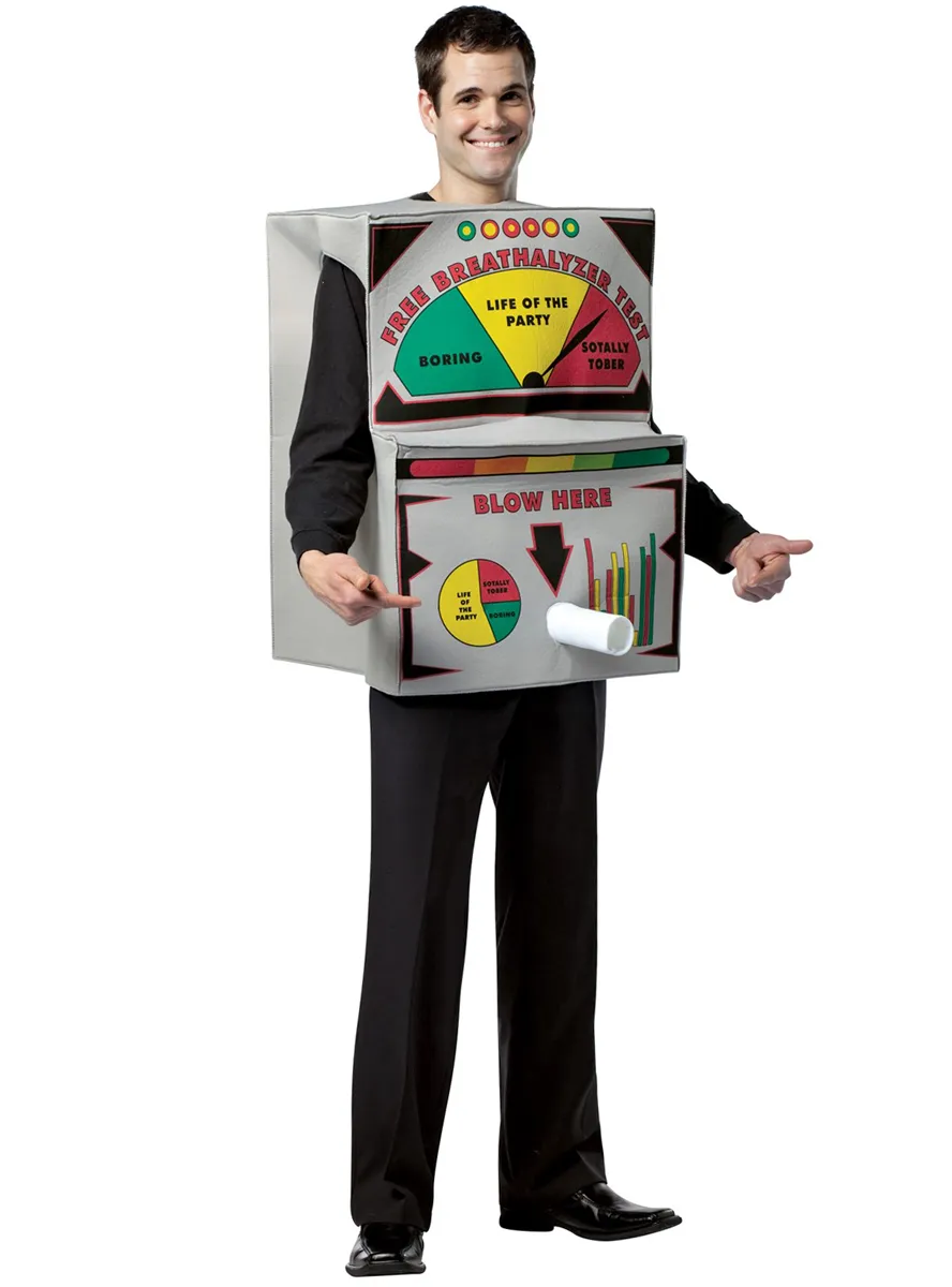 Free Breathalyzer Test Mens Funny Costume