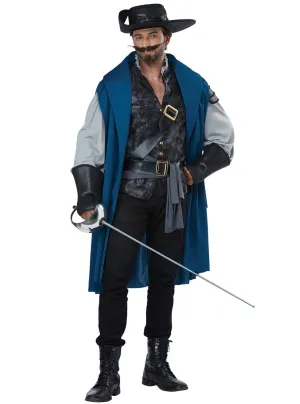 French Musketeer Mens Deluxe Swordsman Costume