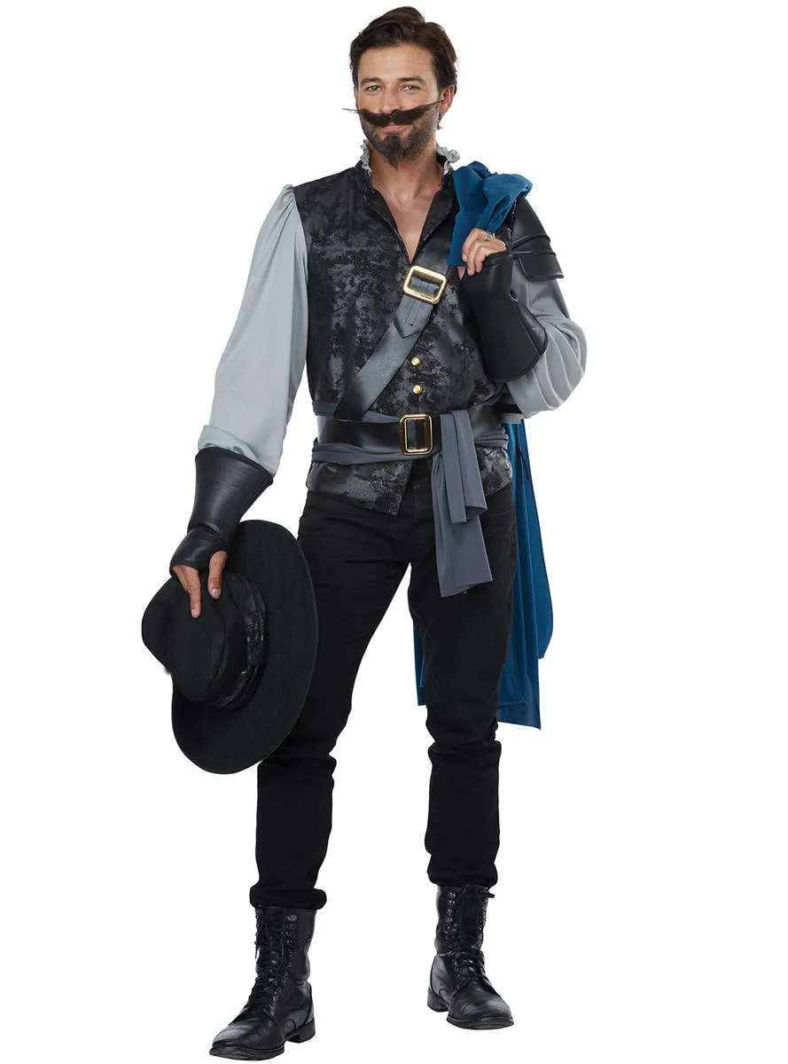 French Musketeer Mens Deluxe Swordsman Costume
