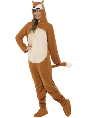 Frolicking Brown Fox Womens Animal Costume