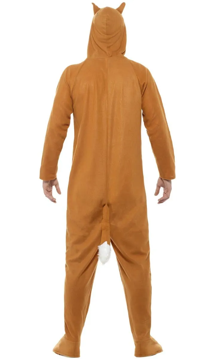 Frolicky Fox Mens Animal Costume Jumpsuit