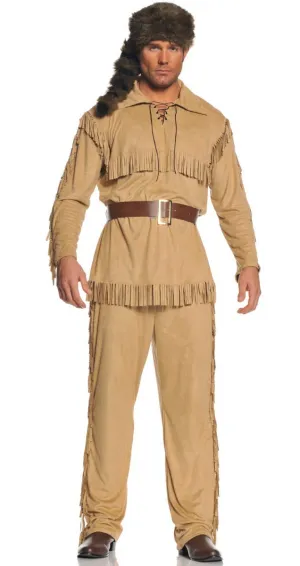 Frontier Man Daniel Boone Mens Fancy Dress Costume