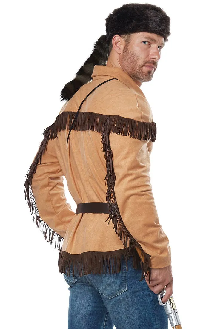 Frontier Man Davy Crockett Mens Colonial Costume
