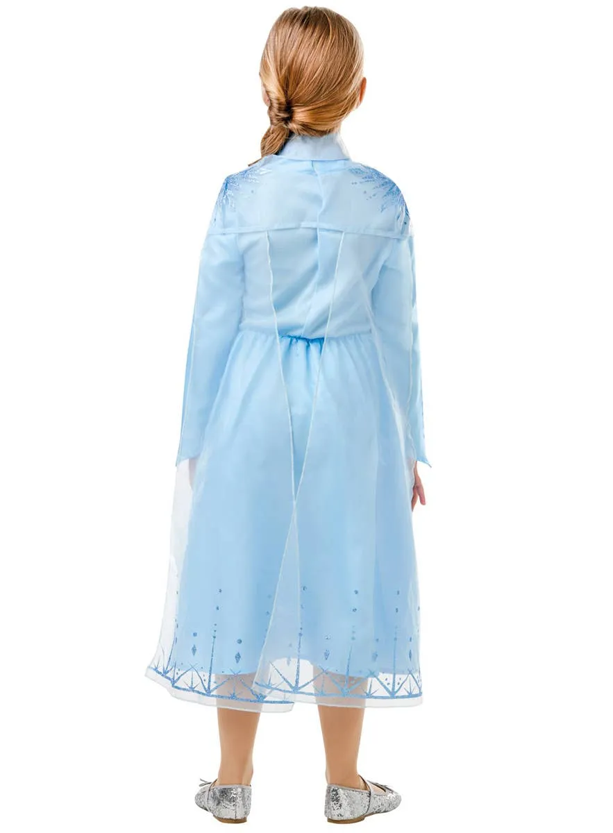 Frozen 2 Classic Elsa Girls Fancy Dress Costume