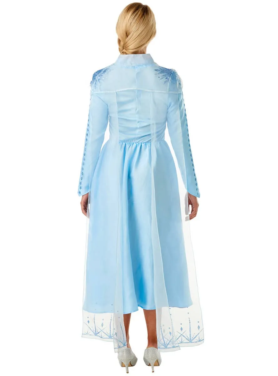 Frozen 2 Deluxe Womens Queen Elsa Fancy Dress Costume