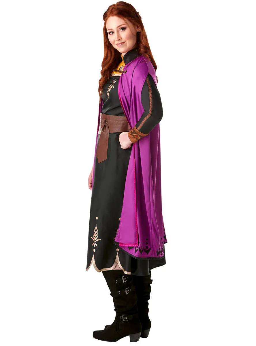 Frozen 2 Deluxe Womens Travelling Princess Anna Costume