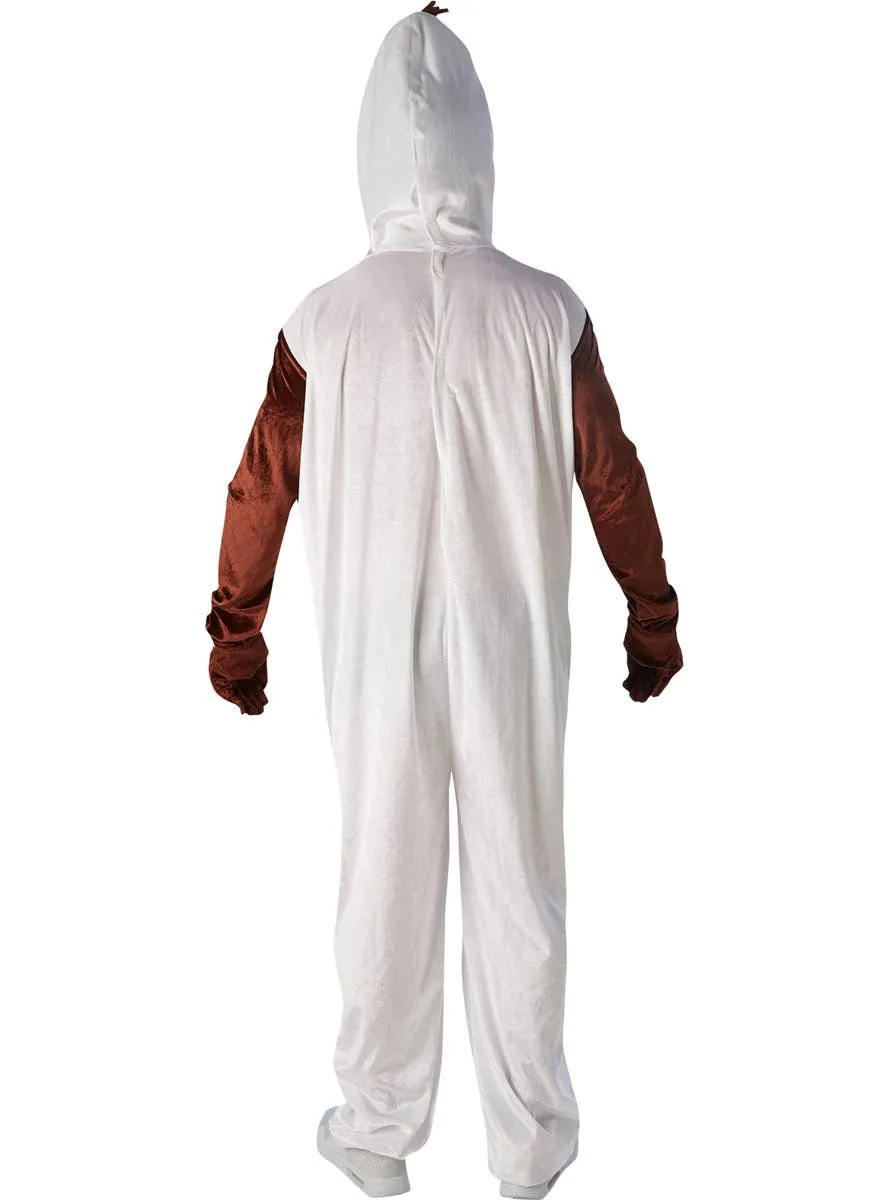 Frozen Adults Olaf Snowman Fancy Dress Costume