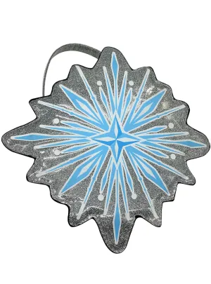 Frozen Girls Silver Glitter Elsa Snowflake Costume Bag