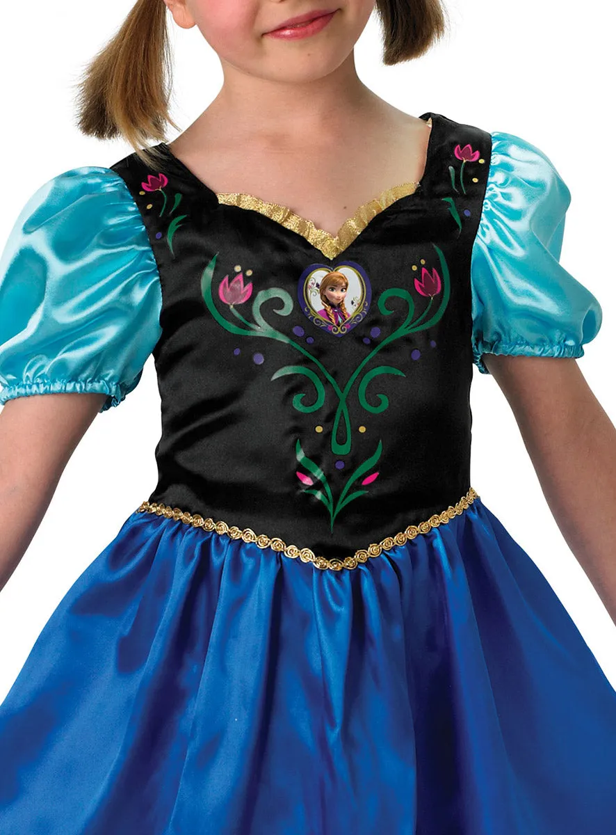 Frozen Princess Anna Classic Girls Costume