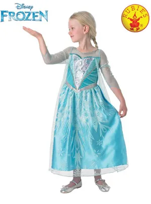 Frozen Princess Girls Deluxe Snow Queen Elsa Costume