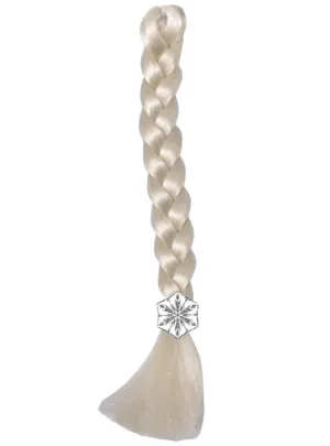 Frozen Queen Elsa Girls Blonde Braid Hair Piece