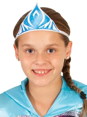 Frozen Queen Elsa Girls Fabric Tiara Costume Accessory
