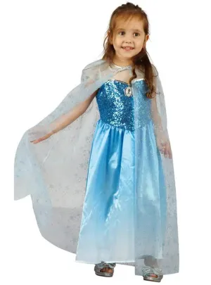 Frozen Snow Princess Toddler Girls Costume