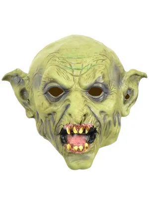 Full Head Rubber Latex Green Goblin Halloween Mask