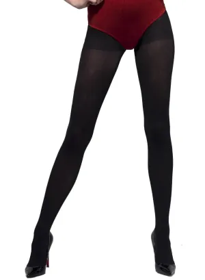 Full Length Black Opaque Womens Costume Stockings